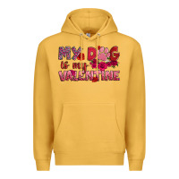 Mustard my dog is my valentine Premium Hoodie - OliviaCreatesArt