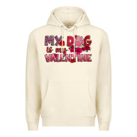 Sandshell my dog is my valentine Premium Hoodie - OliviaCreatesArt