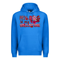 True Royal my dog is my valentine Premium Hoodie - OliviaCreatesArt