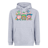Heather Grey Easter gnomes Heavyweight Hoodie - OliviaCreatesArt