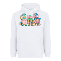 White Easter gnomes Heavyweight Hoodie - OliviaCreatesArt