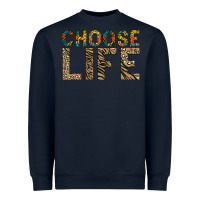 Navy Choose life Heavyweight Sweatshirt - Bettercallsaul