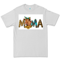 Dove Grey Western Cow Red Angus Mama Premium Tee - LillyAllenDesigns