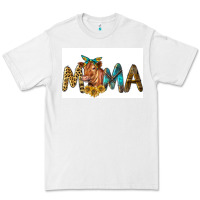 White Western Cow Red Angus Mama Premium Tee - LillyAllenDesigns