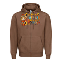 Chestnut little pumpkin with a lot of spice Zipper Hoodie - CowGirlArtShop