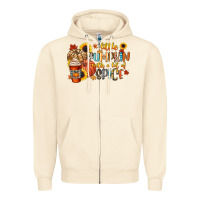 Sandshell little pumpkin with a lot of spice Zipper Hoodie - CowGirlArtShop