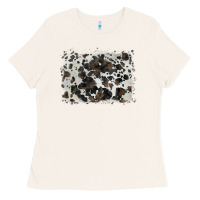 Bone cowhide background Ladies Tee - BarkalooDesign