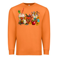 Carrot Teacher Coffee Cups Premium Sweatshirt - FaDigitalArtStudio