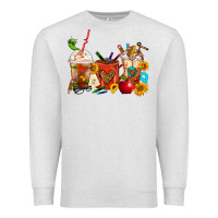 Oatmeal Heather Teacher Coffee Cups Premium Sweatshirt - FaDigitalArtStudio