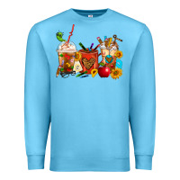 Ocean Blue Teacher Coffee Cups Premium Sweatshirt - FaDigitalArtStudio