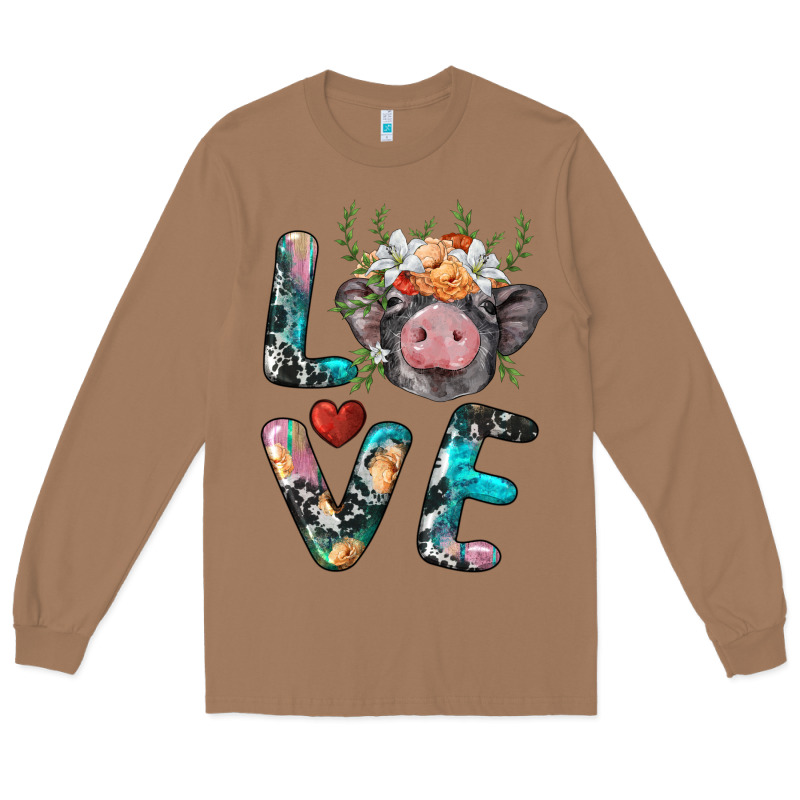Pig Love Long Sleeve Tee by BarkalooDesign | Teevron