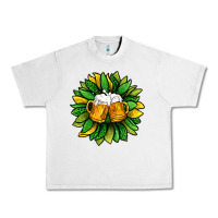 Lunar Rock St. Patricks Sunflower With Beer Urban Heavy Tee - BundleAndBundleShop