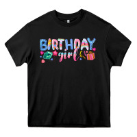 Black birthday girl Heavy Core Tee - NancyCooperArtShop