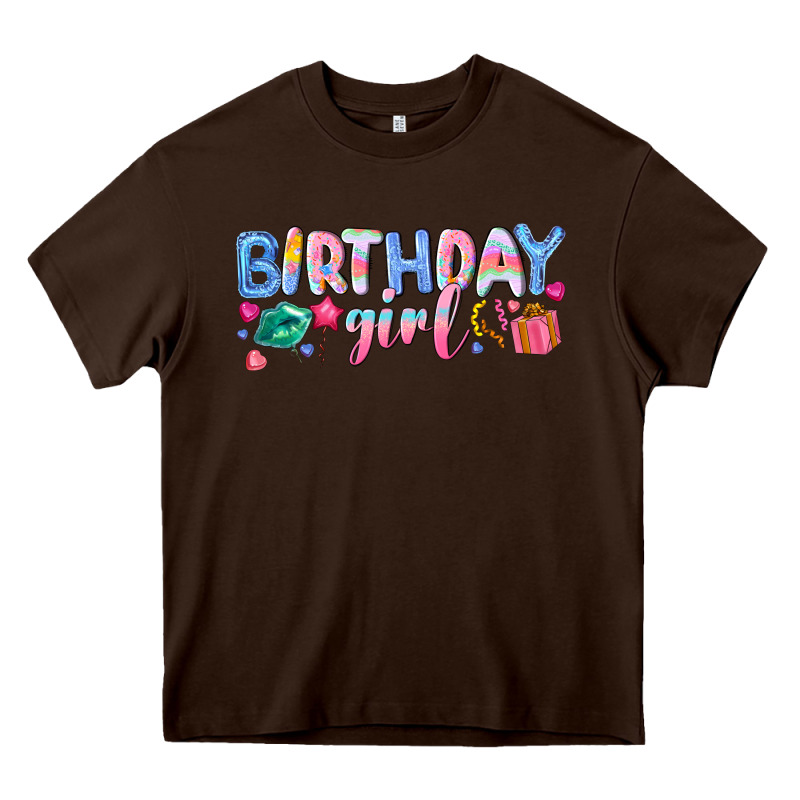 Birthday Girl Heavy Core Tee by NancyCooperArtShop | Teevron