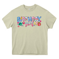 Mossy birthday girl Heavy Core Tee - NancyCooperArtShop