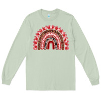 Matcha valentines day rainbow Long Sleeve Tee - RanaPortraitStore