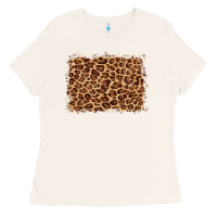 Bone leopard background Ladies Tee - BarkalooDesign