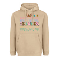 Mushroom Easter bunny Teacher Heavyweight Hoodie - OliviaCreatesArt