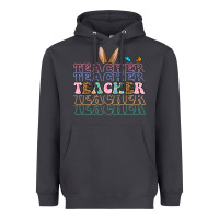 Smoke Easter bunny Teacher Heavyweight Hoodie - OliviaCreatesArt