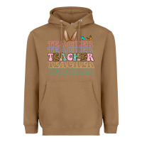 Toasted Coconut Easter bunny Teacher Heavyweight Hoodie - OliviaCreatesArt
