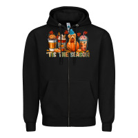 Black tis the season Zipper Hoodie - CowGirlArtShop