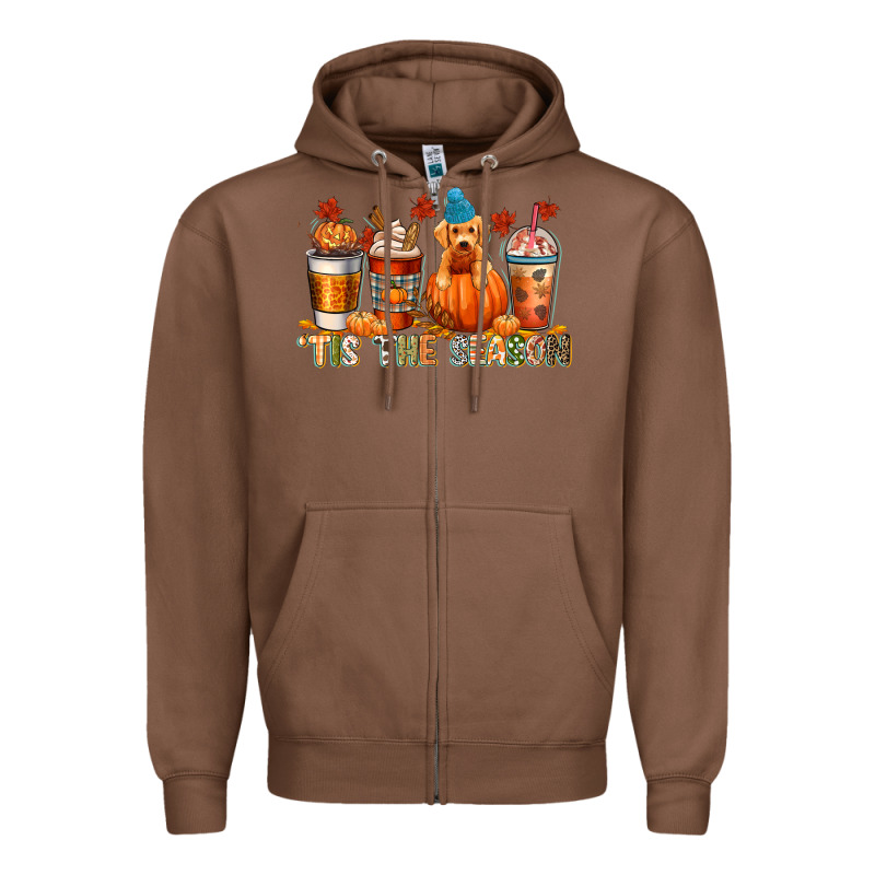 Tis The Season Zipper Hoodie by CowGirlArtShop | Teevron