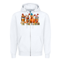 White tis the season Zipper Hoodie - CowGirlArtShop