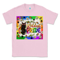 Bubblegum Pink Western LGBTQ+ With Sunflowers Classic Tee - BundleAndBundleShop