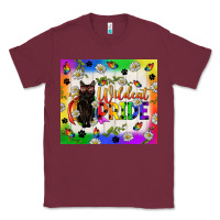 Burgundy Western LGBTQ+ With Sunflowers Classic Tee - BundleAndBundleShop