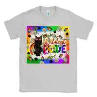 Moon Dust Western LGBTQ+ With Sunflowers Classic Tee - BundleAndBundleShop