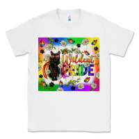 White Western LGBTQ+ With Sunflowers Classic Tee - BundleAndBundleShop