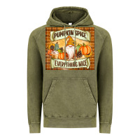 Vintage Olive Pumpkin Spice Everything Nice Gnome Vintage Hoodie - MaliasSmallBusiness