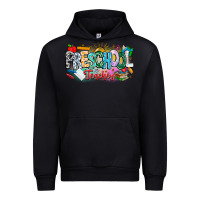 Black Precschool Teacher Urban Hoodie - CowhideDigitalArt