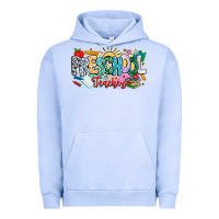 Pigment Grape Ice Precschool Teacher Urban Hoodie - CowhideDigitalArt