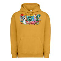 Pigment Peanut Butter Precschool Teacher Urban Hoodie - CowhideDigitalArt
