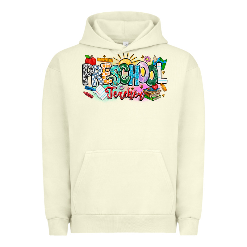 Precschool Teacher Urban Hoodie by CowhideDigitalArt | Teevron