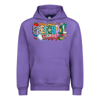 Tulip Precschool Teacher Urban Hoodie - CowhideDigitalArt