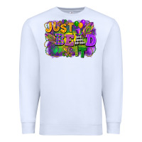 White Just bead it Premium Sweatshirt - FaDigitalArtStudio