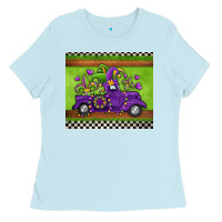 Baby Blue mardi gras truck Ladies Tee - Jasminsmagicworld