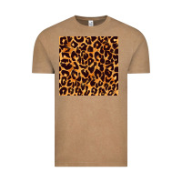 Vintage Coffee leopard seamless pattern bbs Vintage Tee - BundleAndBundleShop