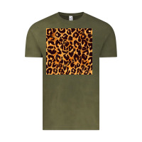 Vintage Olive leopard seamless pattern bbs Vintage Tee - BundleAndBundleShop