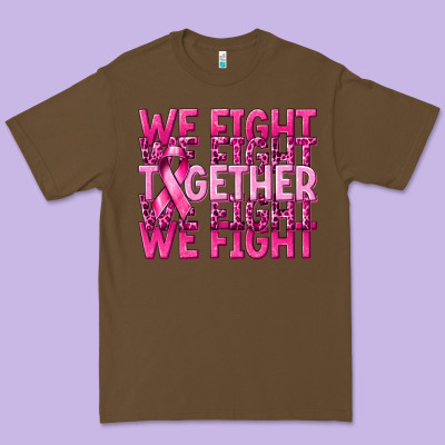 Together We Fight Cancer Premium Tee Designed By Nancycooperartshop