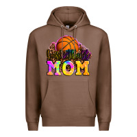 Chestnut basketball mom Premium Hoodie - OliviaCreatesArt