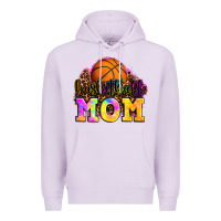 Lilac basketball mom Premium Hoodie - OliviaCreatesArt