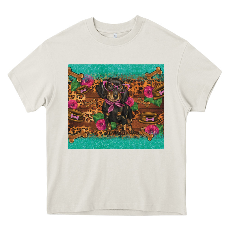 Dachshund Heavy Core Tee by BarkalooDesign | Teevron