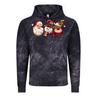 Cloud Black santa snowman reindeer Vintage Hoodie - MaliasSmallBusiness