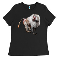 Black baboon Ladies Tee - LillyAllenDesigns