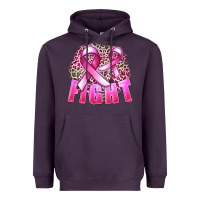 Plum fight cancer Heavyweight Hoodie - FaDigitalArtStudio