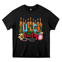 Black lunch lady with onions Heavy Core Tee - AdoDesignShop