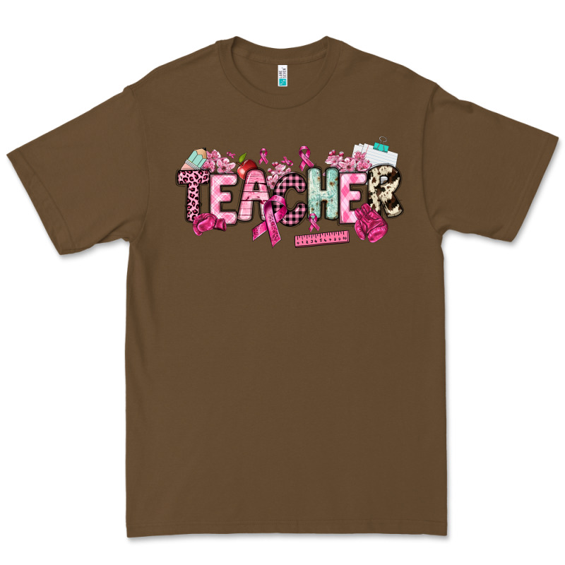 Cancer Awareness Teacher Premium Tee by NancyCooperArtShop | Teevron